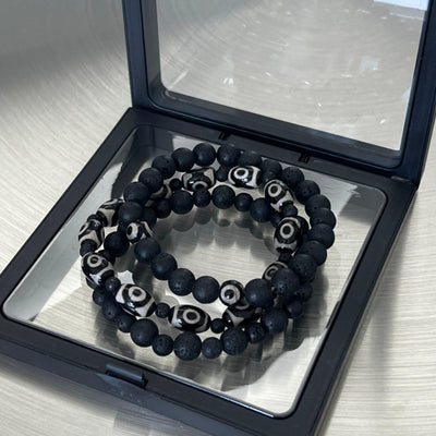 OH Black Bead & Stone Bracelet-korean-fashion-Bracelet-OH Atelier-OH Garments