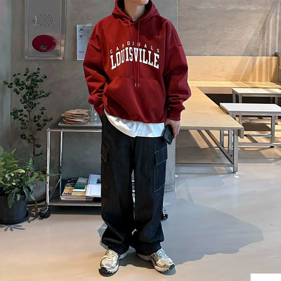 OH Cardinal Louisville Text Hoodie-korean-fashion-Hoodie-OH Atelier-OH Garments