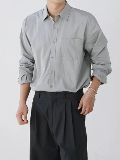 OH Casual Business Shirt-korean-fashion-Shirt-OH Atelier-OH Garments