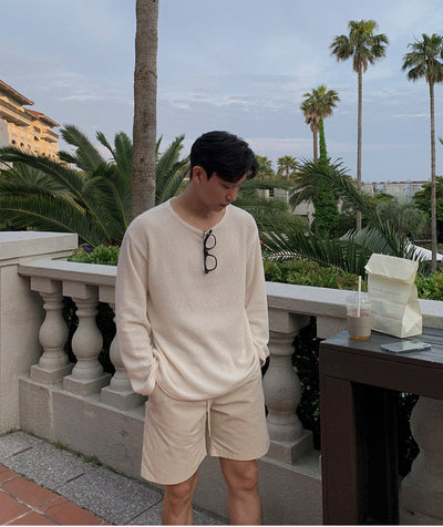 OH Casual Drawstring Shorts-korean-fashion-Shorts-OH Atelier-OH Garments