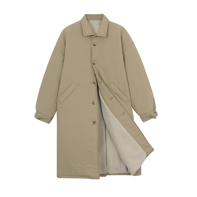 OH Casual Puffer Long Coat-korean-fashion-Long Coat-OH Atelier-OH Garments