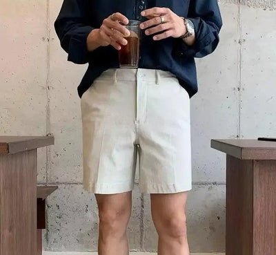 OH Casual Slim Fit Shorts-korean-fashion-Shorts-OH Atelier-OH Garments