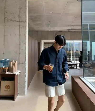 OH Casual Slim Fit Shorts-korean-fashion-Shorts-OH Atelier-OH Garments