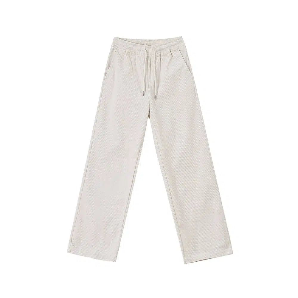 OH Casual Slim Wide Corduroy Pants-korean-fashion-Pants-OH Atelier-OH Garments
