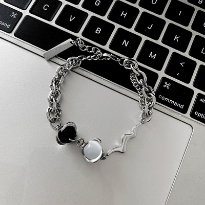 OH Cat's Eye Stone Bracelet-korean-fashion-Bracelet-OH Atelier-OH Garments