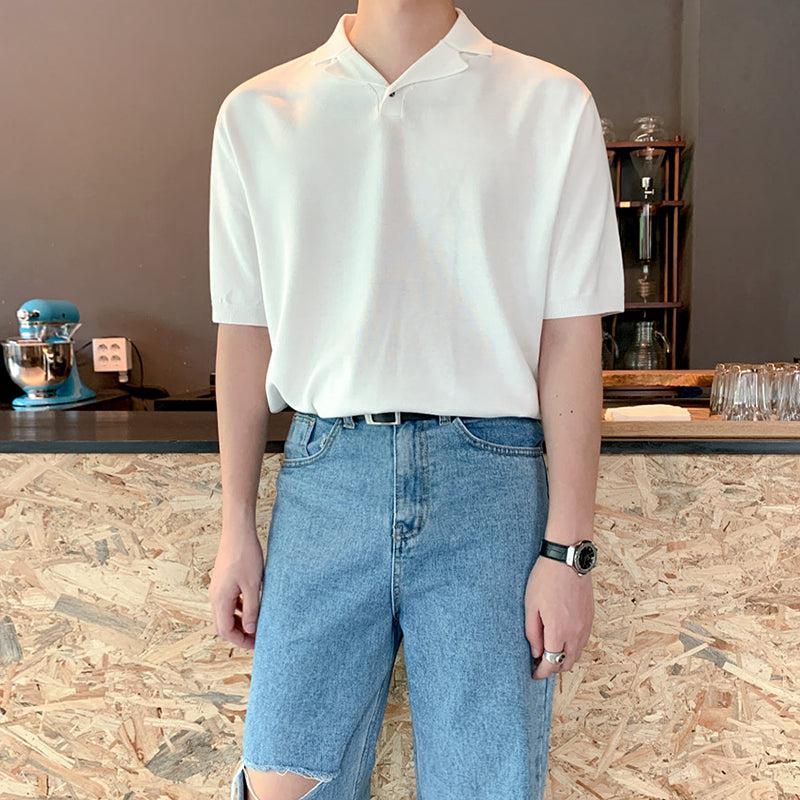 OH Classic Solid Color Regular Fit Polo-korean-fashion-Polo-OH Atelier-OH Garments