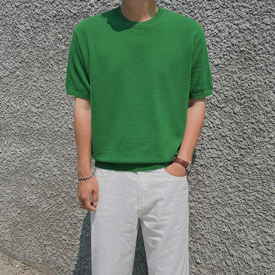 OH Classic Solid Color T-Shirt-korean-fashion-T-Shirt-OH Atelier-OH Garments