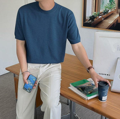 OH Classic Solid Color T-Shirt-korean-fashion-T-Shirt-OH Atelier-OH Garments