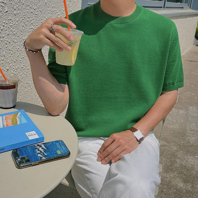 OH Classic Solid Color T-Shirt-korean-fashion-T-Shirt-OH Atelier-OH Garments