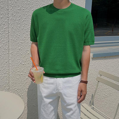 OH Classic Solid Color T-Shirt-korean-fashion-T-Shirt-OH Atelier-OH Garments