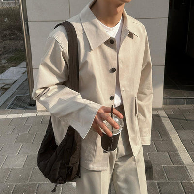 OH Classic Wide Side Pocket Jacket-korean-fashion-Jacket-OH Atelier-OH Garments