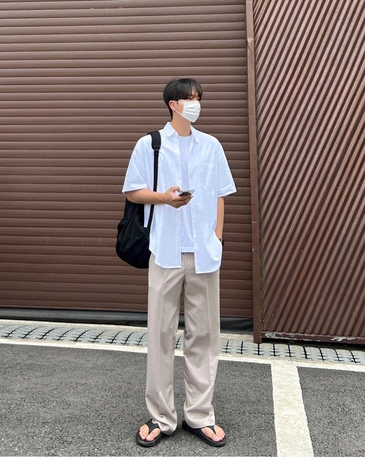 OH College Style Clean Fit Shirt-korean-fashion-Shirt-OH Atelier-OH Garments