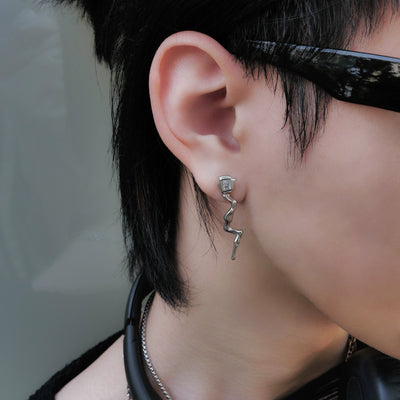 OH Cosmic Melt Line Earrings-korean-fashion-Earrings-OH Atelier-OH Garments