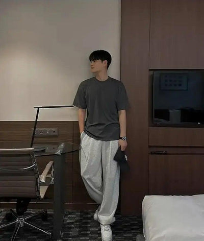 OH Cozy Fit Sports Sweatpants-korean-fashion-Pants-OH Atelier-OH Garments