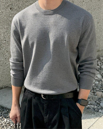 OH Cozy Ribbed Hem Sweater-korean-fashion-Sweater-OH Atelier-OH Garments