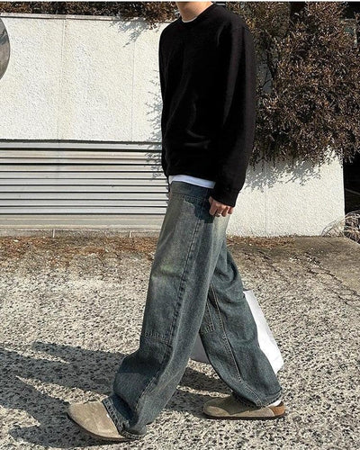 OH Cozy Ribbed Hem Sweater-korean-fashion-Sweater-OH Atelier-OH Garments