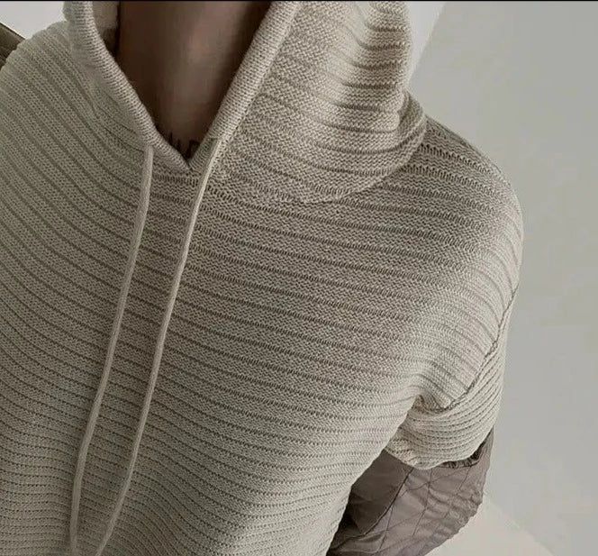 OH Cross Knit Hoodie-korean-fashion-Hoodie-OH Atelier-OH Garments