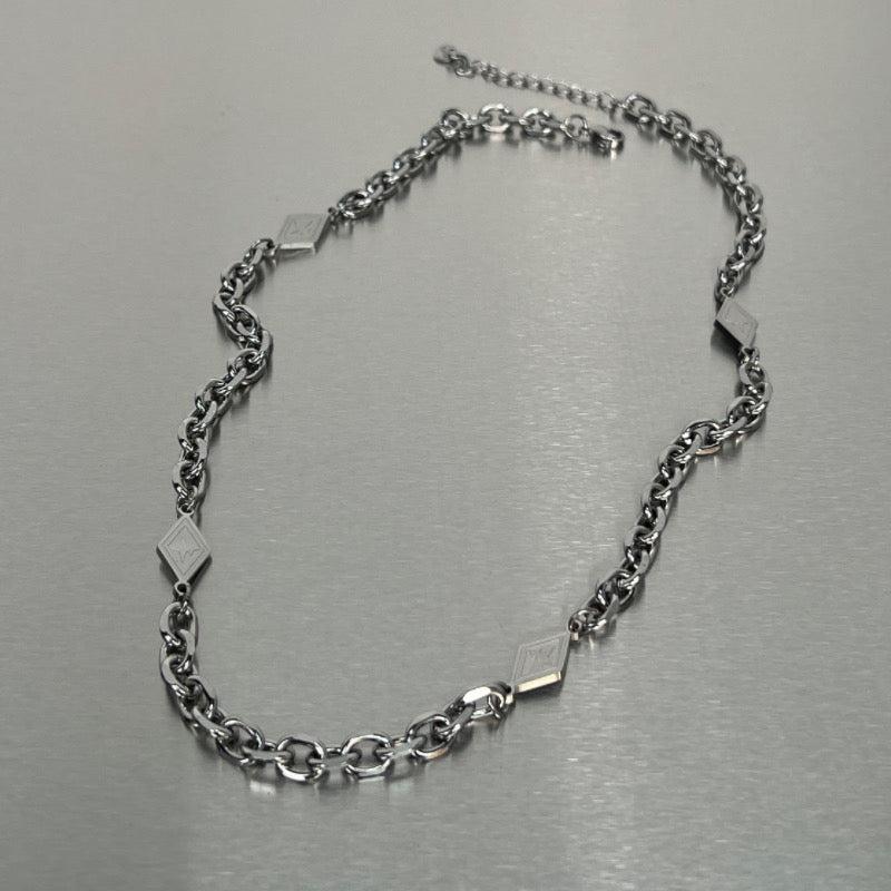 OH Diamond Break Chained Necklace-korean-fashion-Necklace-OH Atelier-OH Garments