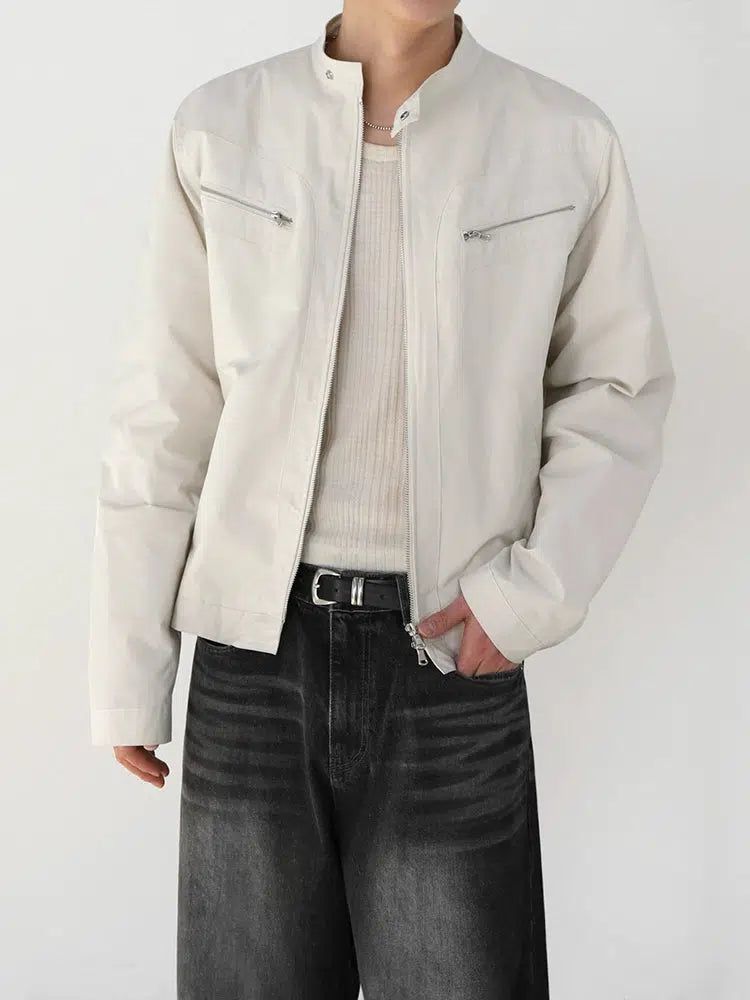 OH Double-Zip Pocket Jacket-korean-fashion-Jacket-OH Atelier-OH Garments