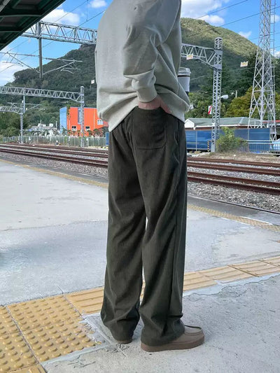 OH Drapey Drawstring Corduroy Pants-korean-fashion-Pants-OH Atelier-OH Garments