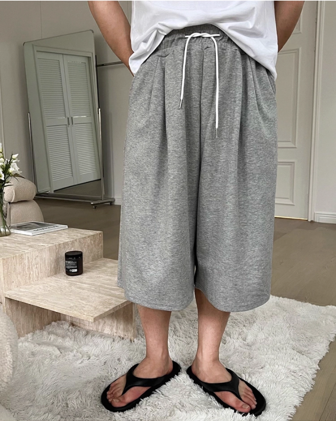 OH Drawcord Sports Sweat Shorts-korean-fashion-Shorts-OH Atelier-OH Garments