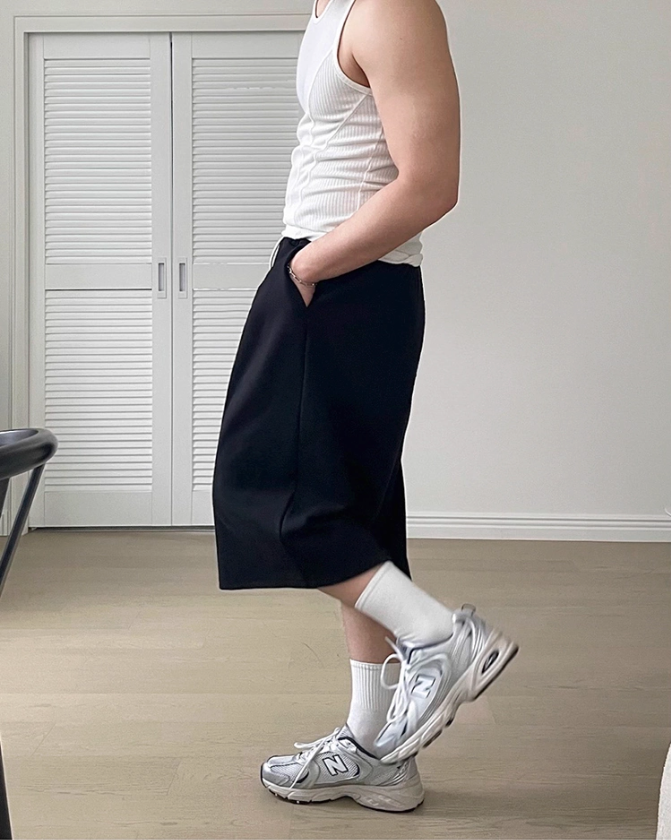 OH Drawcord Sports Sweat Shorts-korean-fashion-Shorts-OH Atelier-OH Garments