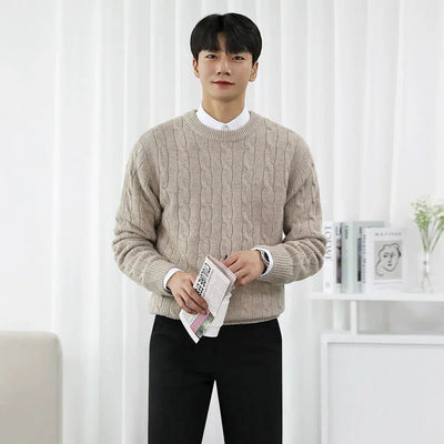 OH Essential Patterned Classic Sweater-korean-fashion-Sweater-OH Atelier-OH Garments
