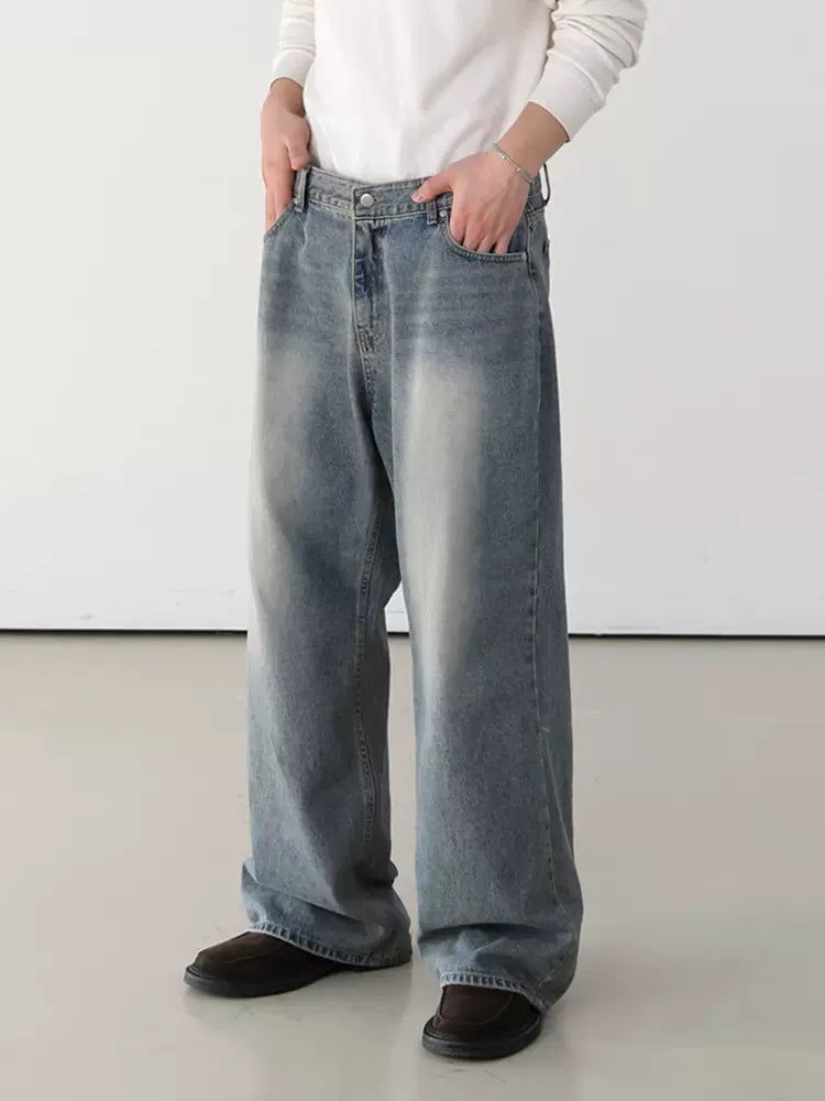 OH Fade Washed Wide Leg Jeans-korean-fashion-Jeans-OH Atelier-OH Garments