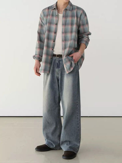 OH Fade Washed Wide Leg Jeans-korean-fashion-Jeans-OH Atelier-OH Garments