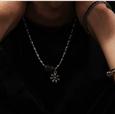 OH Flower Icon Pendant Necklace-korean-fashion-Necklace-OH Atelier-OH Garments
