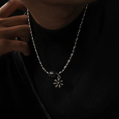 OH Flower Icon Pendant Necklace-korean-fashion-Necklace-OH Atelier-OH Garments