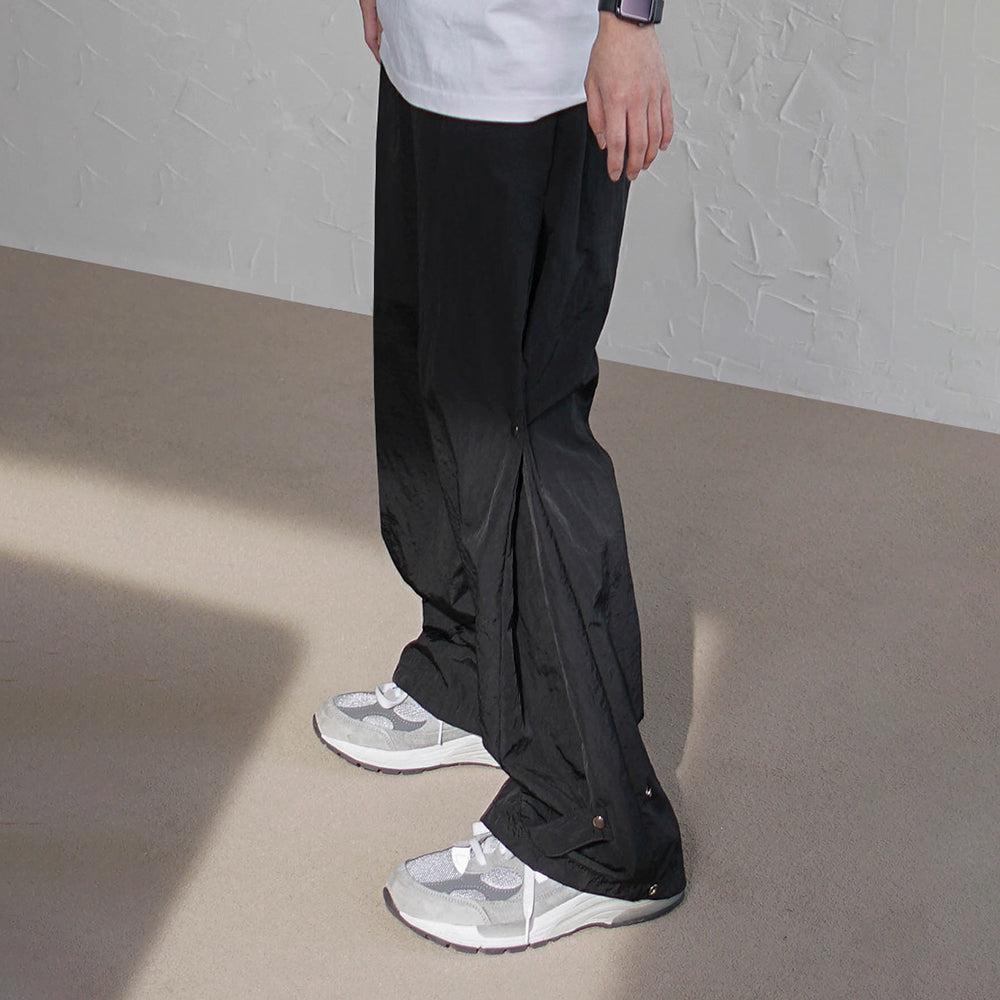 OH Fold Emphasis Solid Color Pants-korean-fashion-Pants-OH Atelier-OH Garments