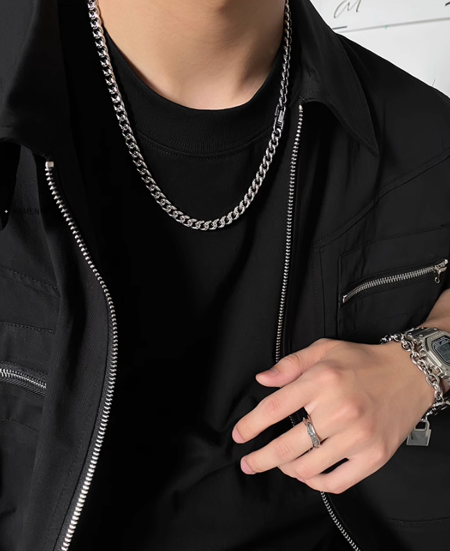 OH Hip Hop Link Chain Necklace-korean-fashion-Necklace-OH Atelier-OH Garments