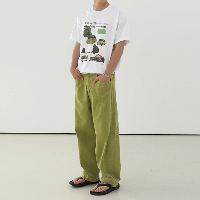OH Holiday Lifestyle Picture Graphics T-Shirt-korean-fashion-T-Shirt-OH Atelier-OH Garments