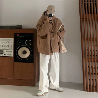OH Hooded Toggle Coat-korean-fashion-Long Coat-OH Atelier-OH Garments