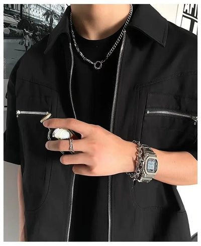 OH Irregular Chain Necklace-korean-fashion-Necklace-OH Atelier-OH Garments