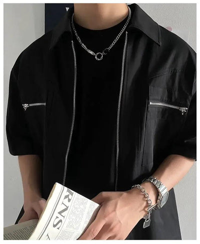 OH Irregular Chain Necklace-korean-fashion-Necklace-OH Atelier-OH Garments