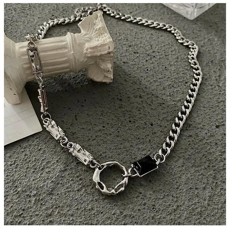 OH Irregular Chain Necklace-korean-fashion-Necklace-OH Atelier-OH Garments