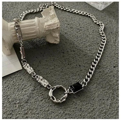 OH Irregular Chain Necklace-korean-fashion-Necklace-OH Atelier-OH Garments