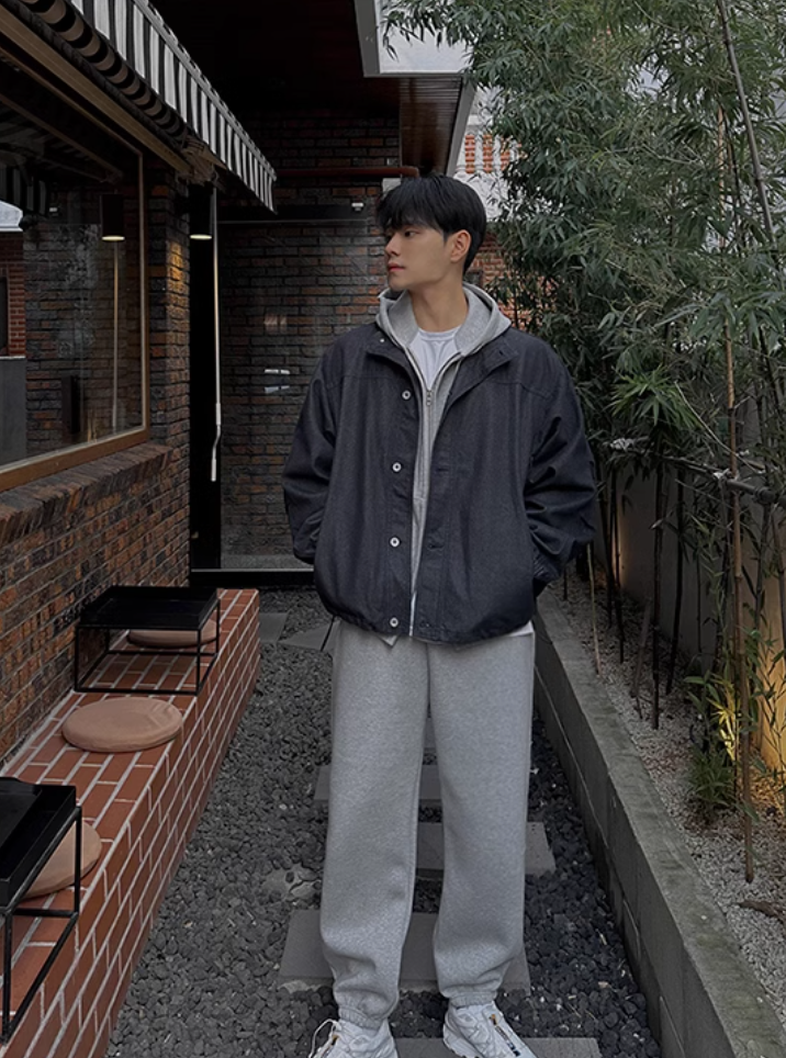 OH Loose Comfty Fit Denim Jacket-korean-fashion-Jacket-OH Atelier-OH Garments