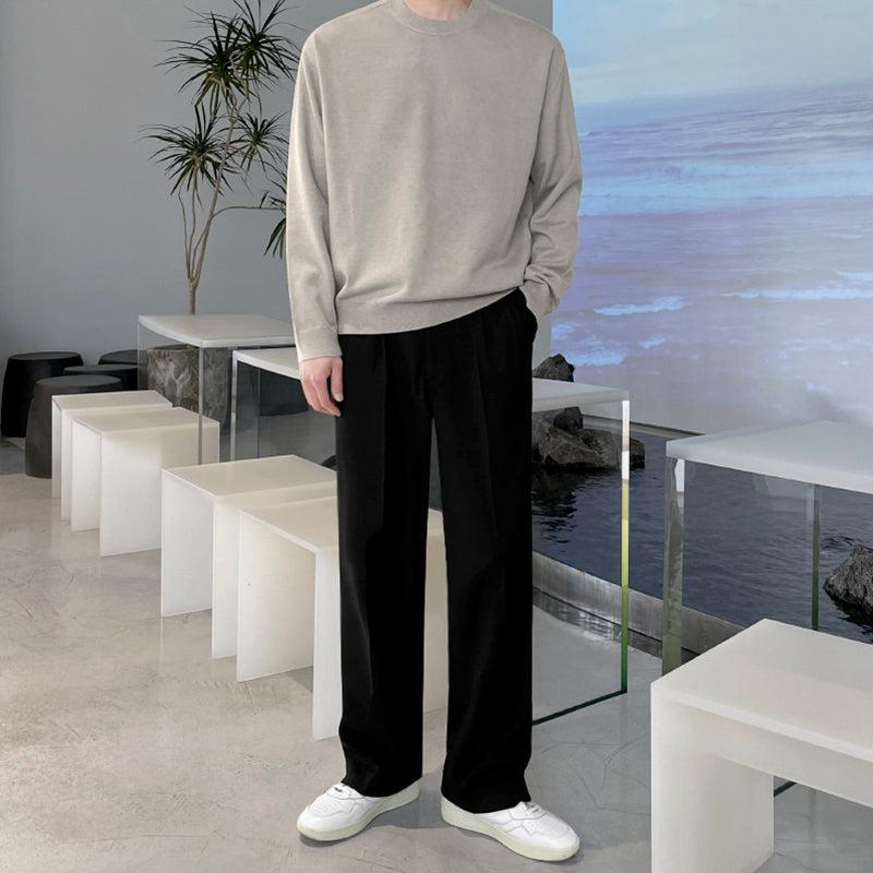 OH Loose Pleated Pants-korean-fashion-Pants-OH Atelier-OH Garments
