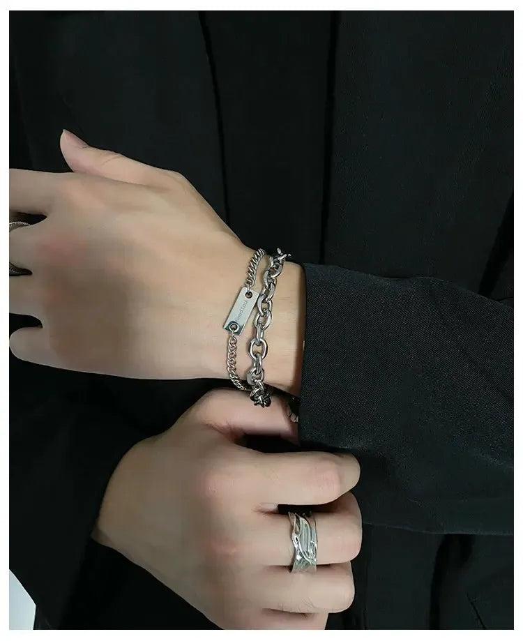 OH Metal Bar Layered Bracelet-korean-fashion-Bracelet-OH Atelier-OH Garments