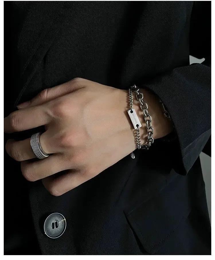 OH Metal Bar Layered Bracelet-korean-fashion-Bracelet-OH Atelier-OH Garments