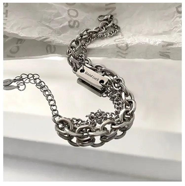 OH Metal Bar Layered Bracelet-korean-fashion-Bracelet-OH Atelier-OH Garments