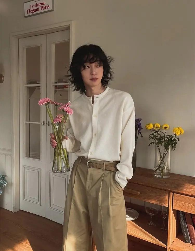 OH Minimal Knit Cardigan-korean-fashion-Cardigan-OH Atelier-OH Garments