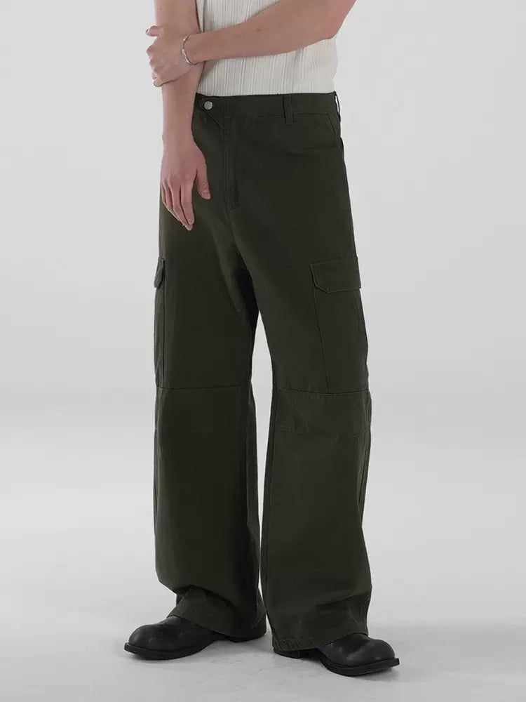 OH Multi-Side Pocket Cargo Pants-korean-fashion-Pants-OH Atelier-OH Garments