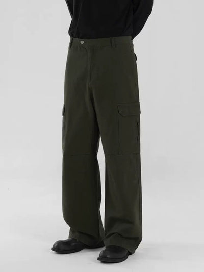 OH Multi-Side Pocket Cargo Pants-korean-fashion-Pants-OH Atelier-OH Garments