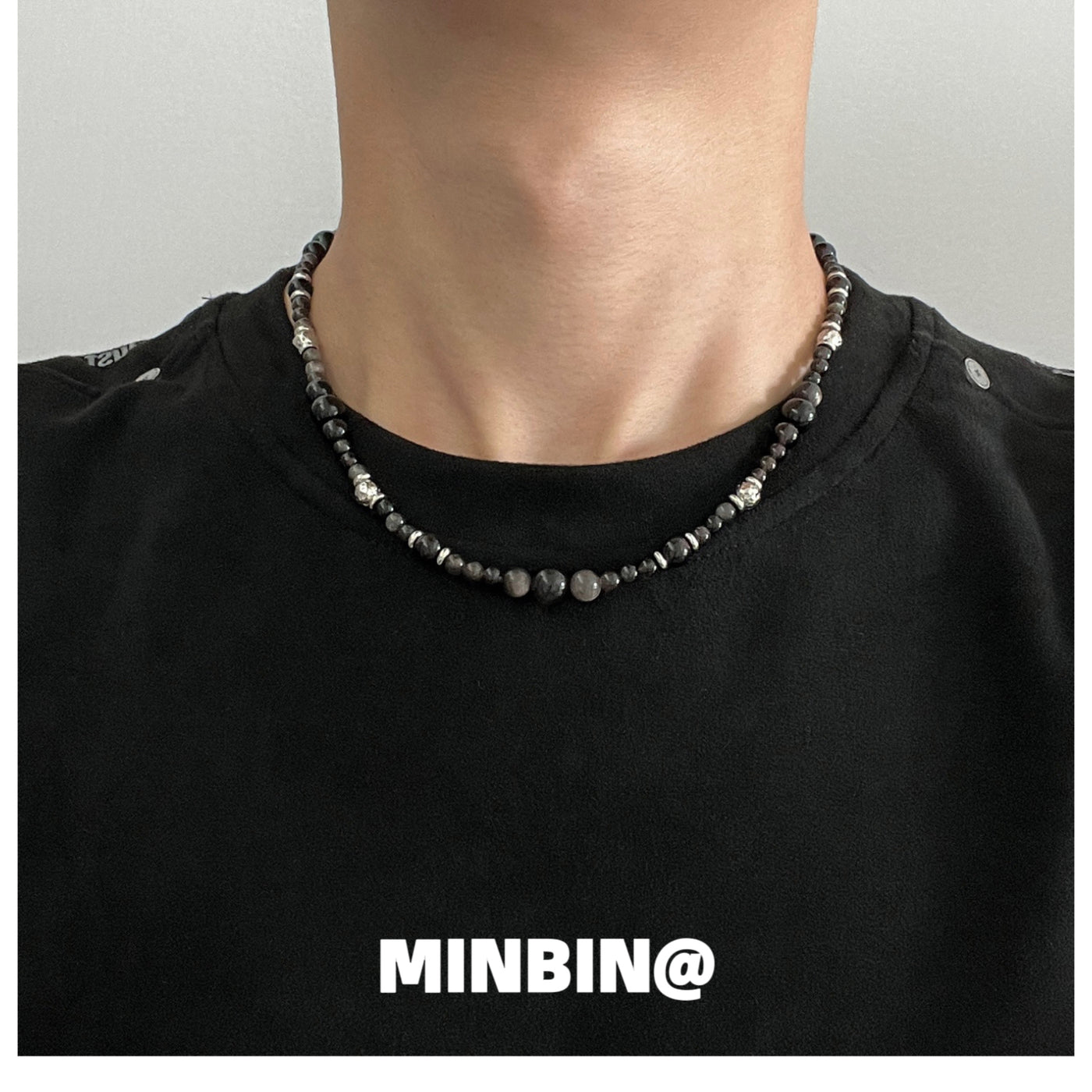 OH Onyx Beaded Necklace-korean-fashion-Necklace-OH Atelier-OH Garments