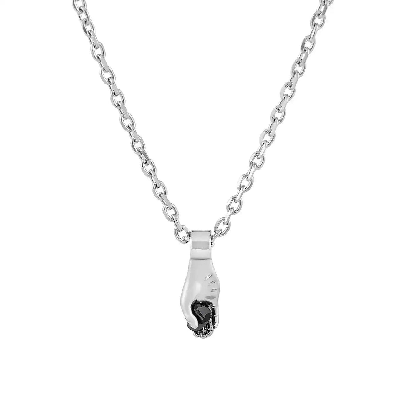 OH Palm Gem Pendant Necklace-korean-fashion-Necklace-OH Atelier-OH Garments