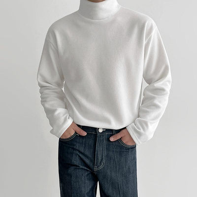 OH Regular Fit Plain Mockneck-korean-fashion-Turtleneck-OH Atelier-OH Garments